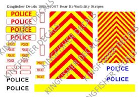 Rear Hi-Visibility Stripes for Police Vehicles